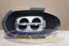 Used Carbon Snail Shell Hood Scoop and Dual Isolator Tray